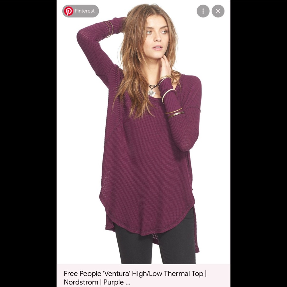 Free people‎ Ventura high/low thermal. NWOT